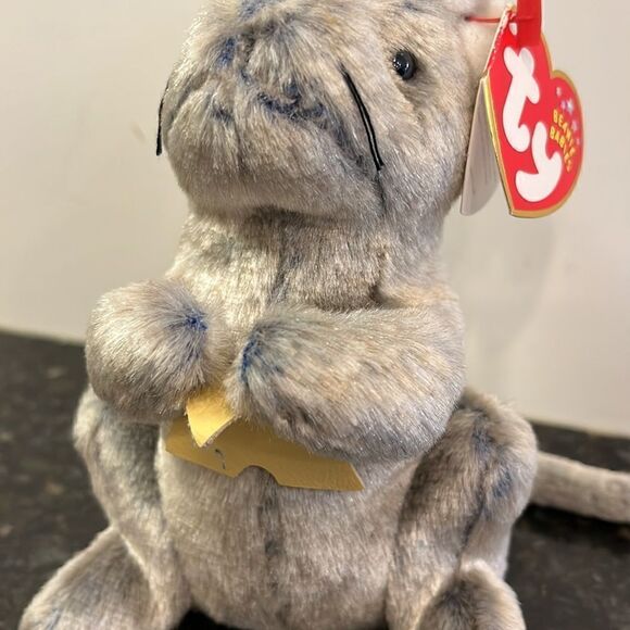 2002 Cheddar the Mouse Ty Beanie Baby . Size 6” - Picture 3 of 9